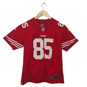 Nike NFL San Francisco 49ers Vernon Davis #85 On Field Jersey M